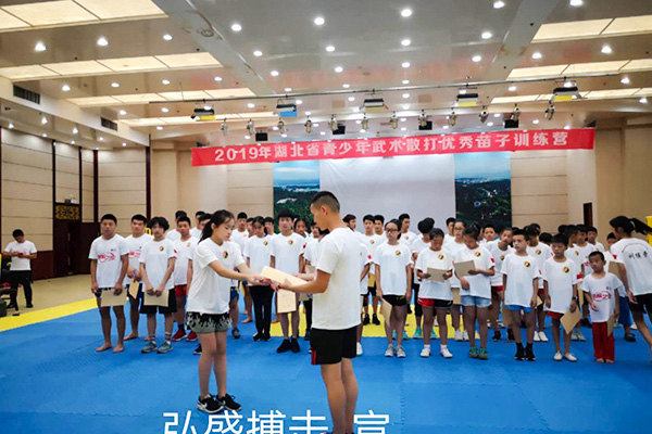 2019湖北省武术散打优秀苗子夏训营46